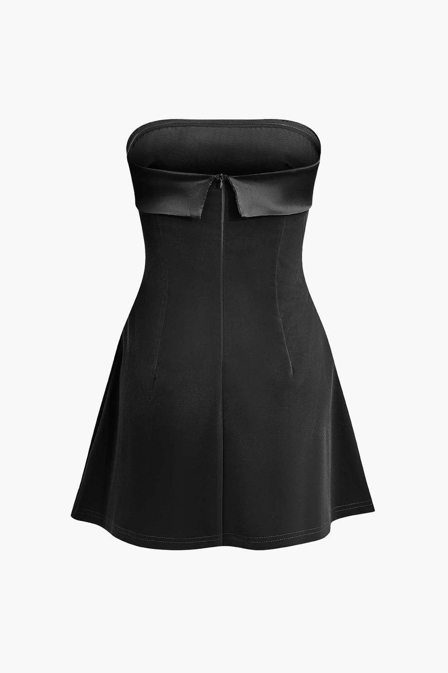 Strapless A-Line Mini Dress