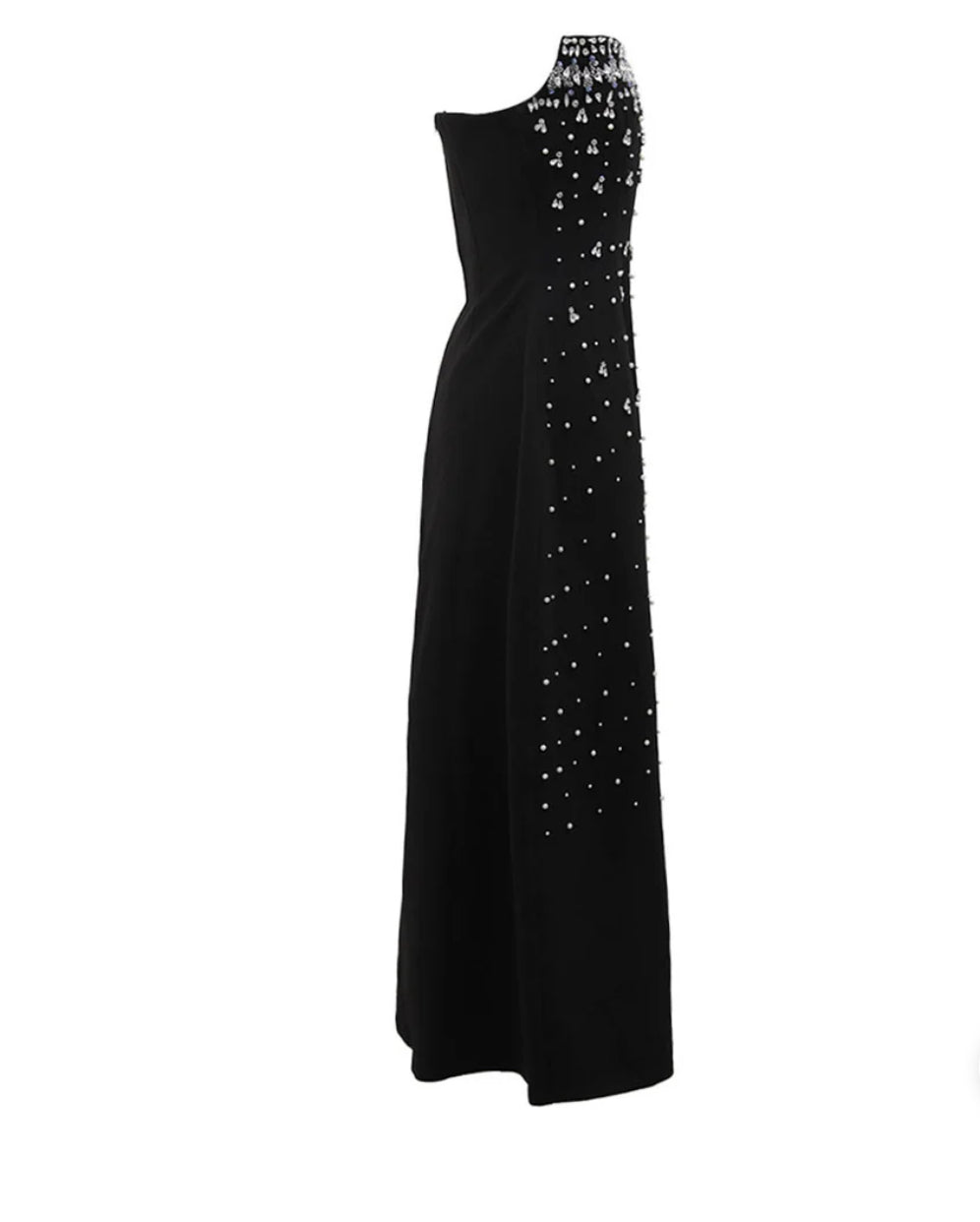 Luxe Crystal Embellished Midaxi Dress