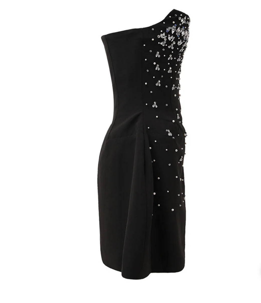 Luxe Crystal Embellished Midaxi Dress