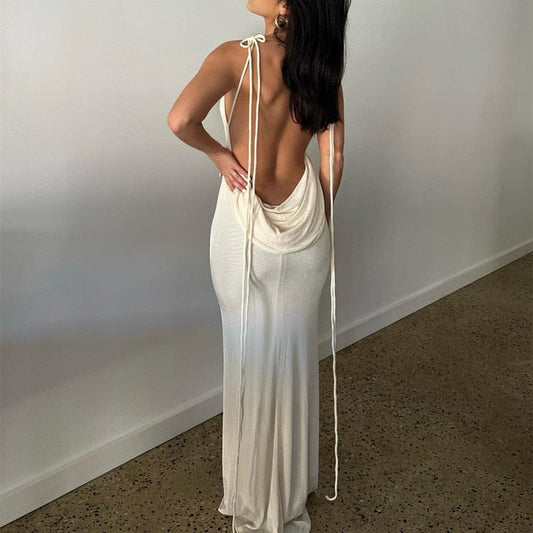 Backless Maxi Dress