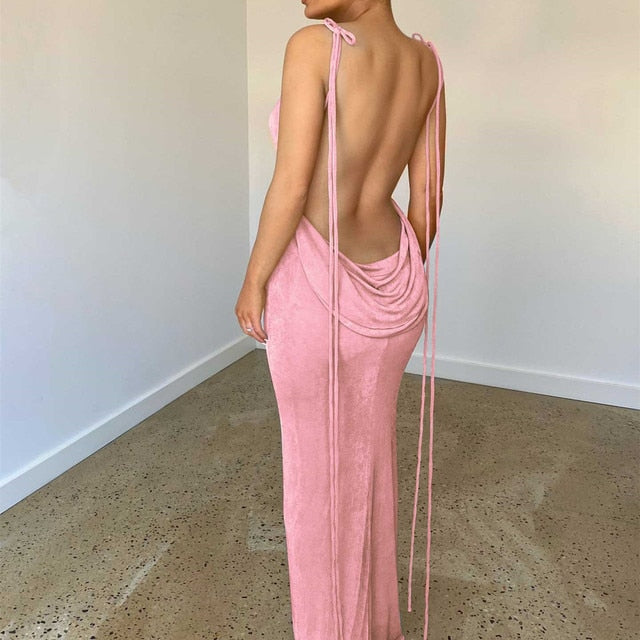 Backless Maxi Dress