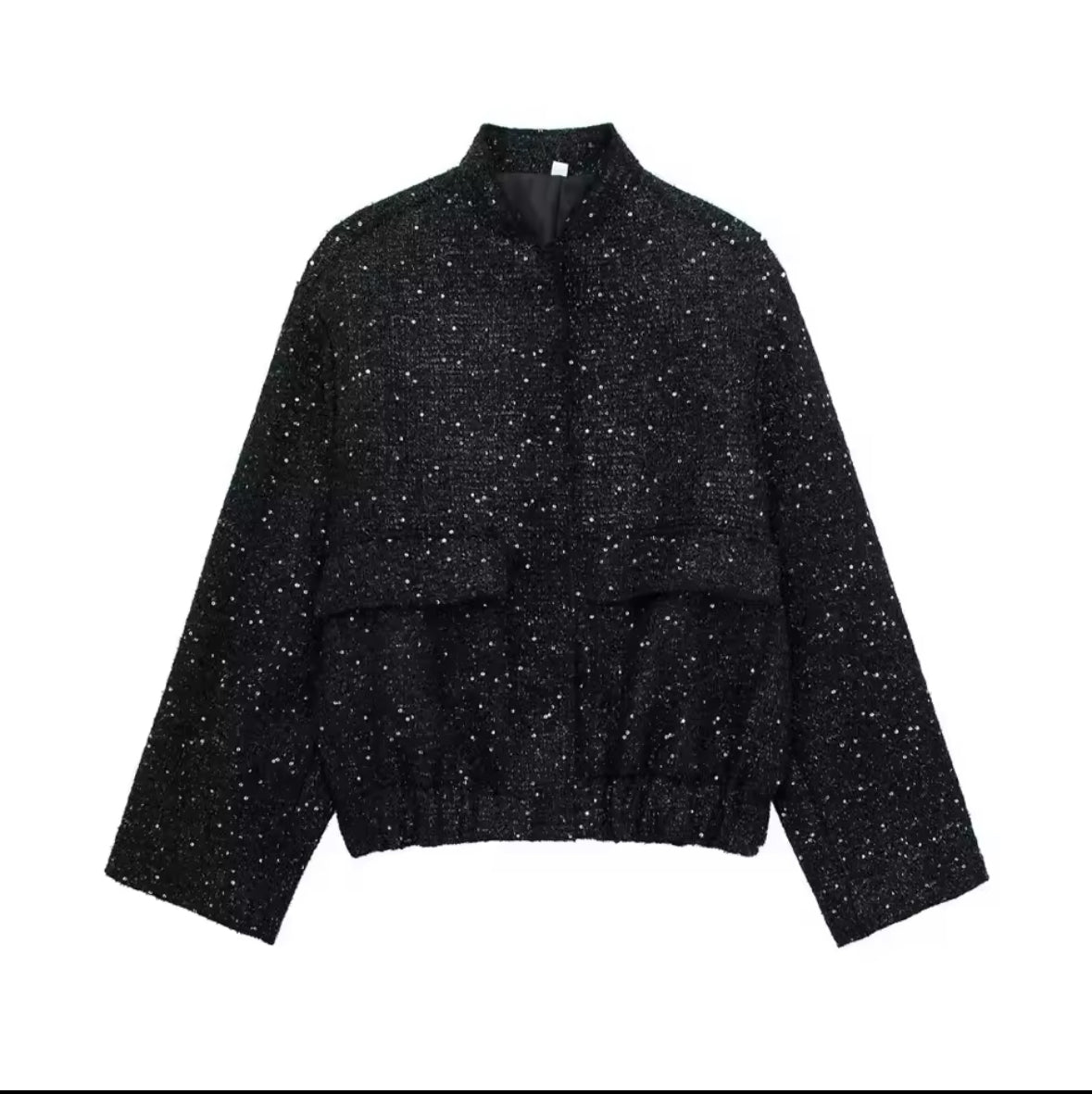 Luxe Sparkle Long Sleeve Jacket