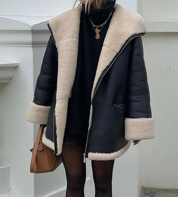 Chelsea Lined Fur Coat