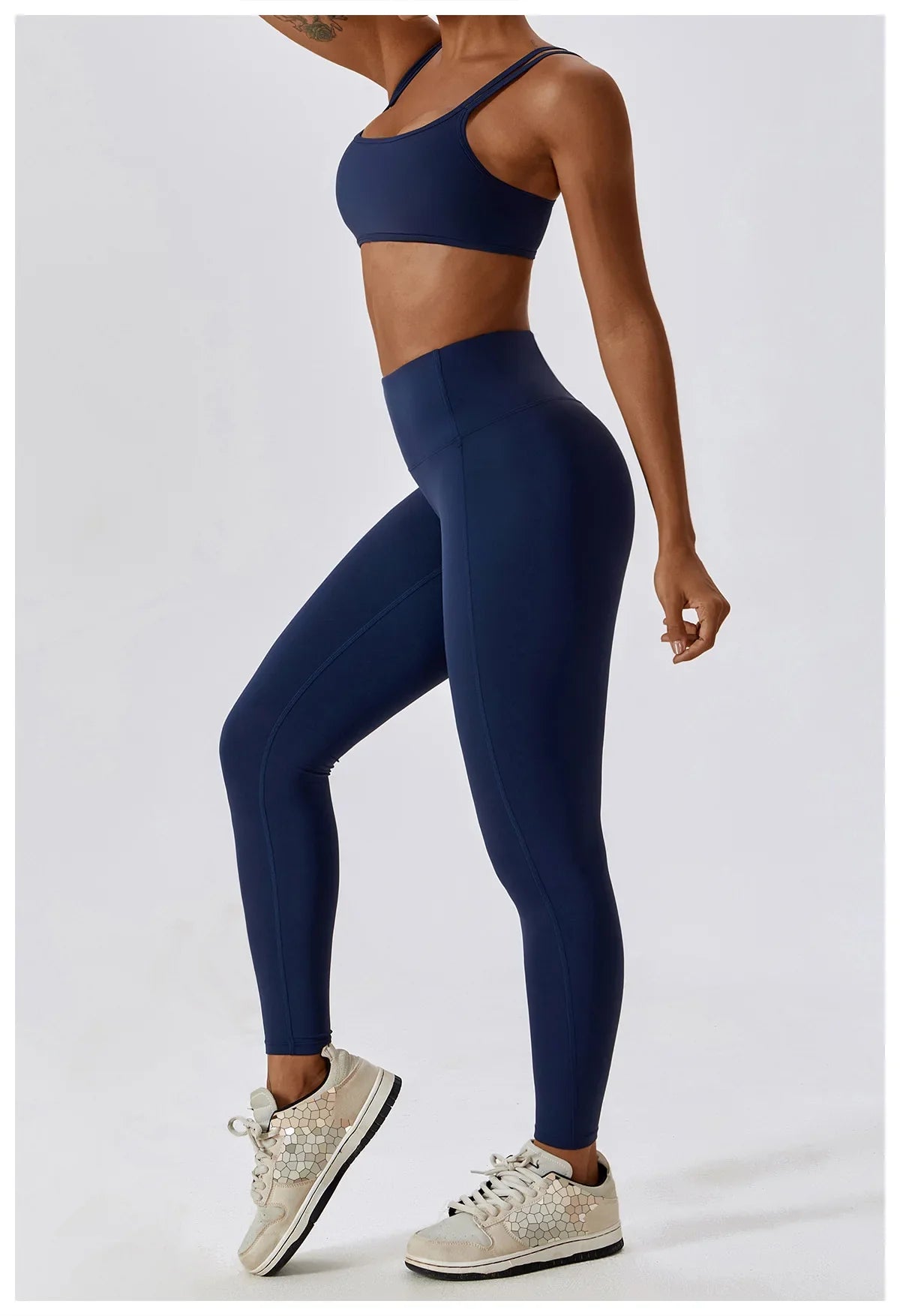 Flexi Leggings & Cross Back Sports Bra Set