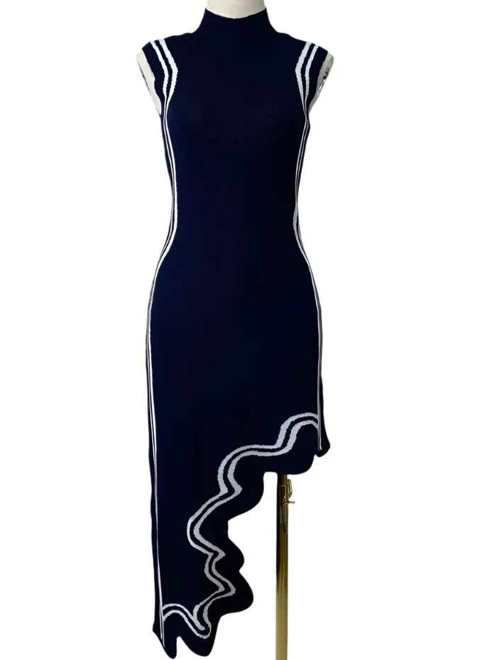 Picasso Asymmetric Bodycon Dress