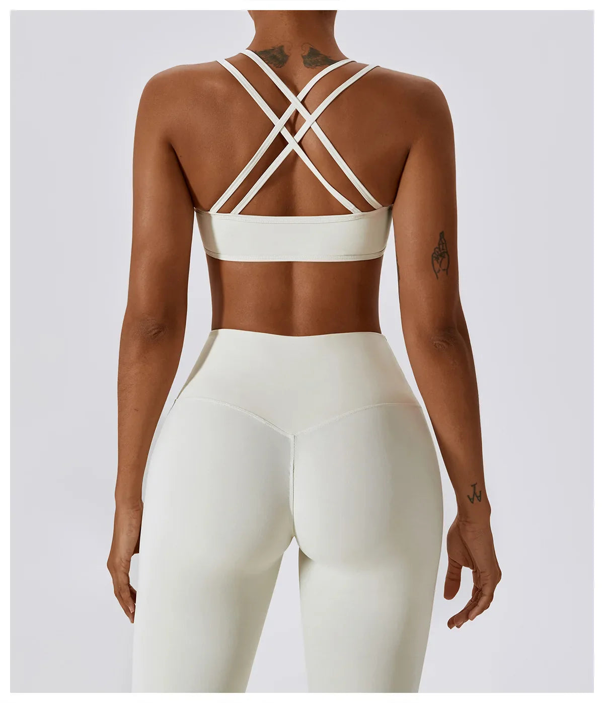 Flexi Leggings & Cross Back Sports Bra Set