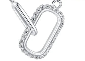 Infinity Lock 925 Sterling Silver Necklace