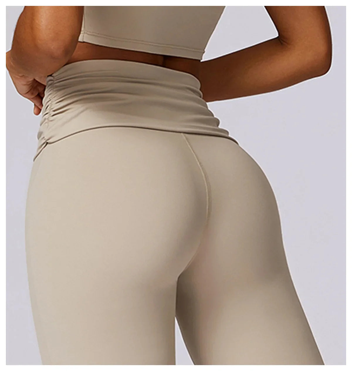 Flexi Flare Fold Over Leggings & Racer Top Set