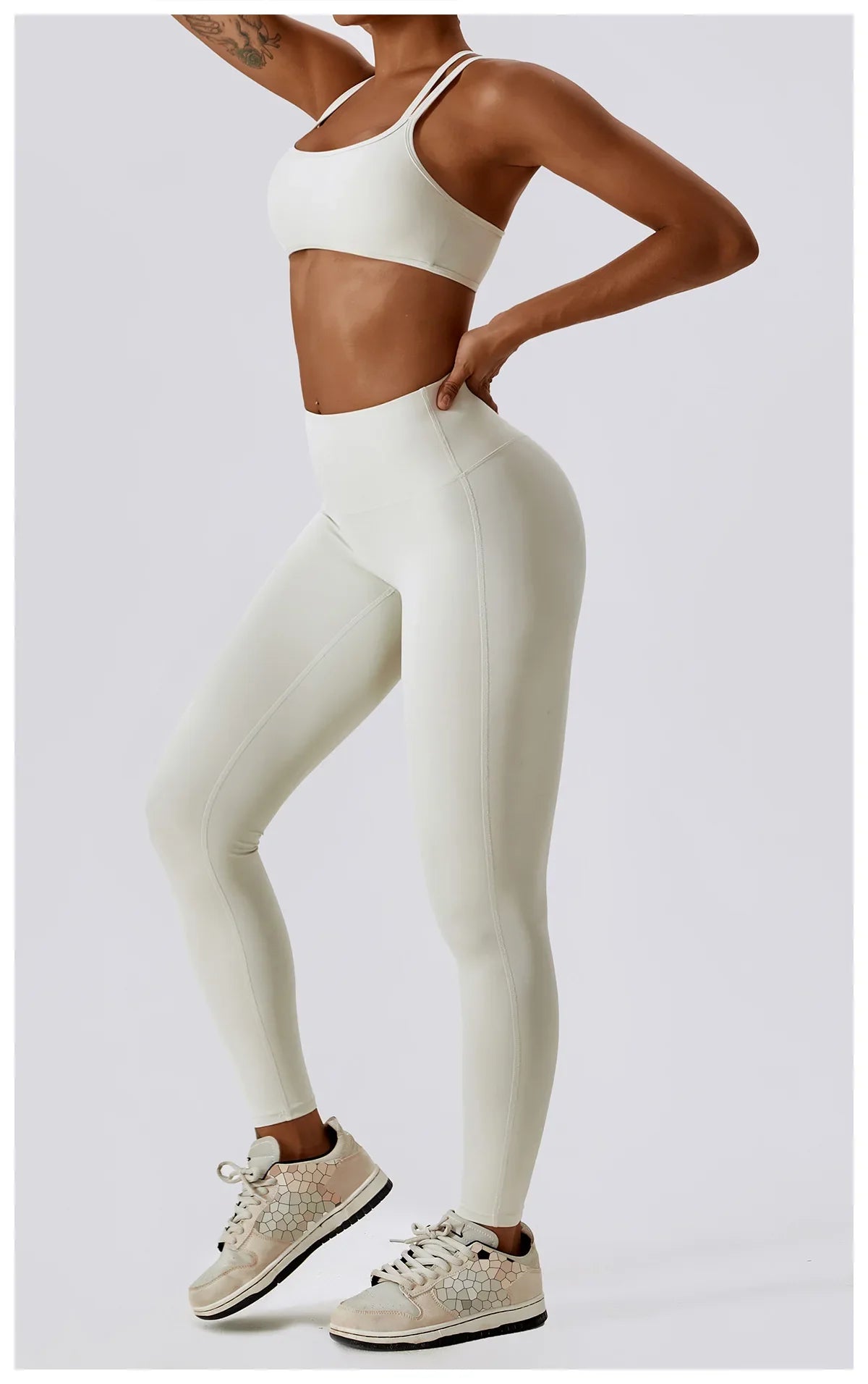 Flexi Leggings & Cross Back Sports Bra Set