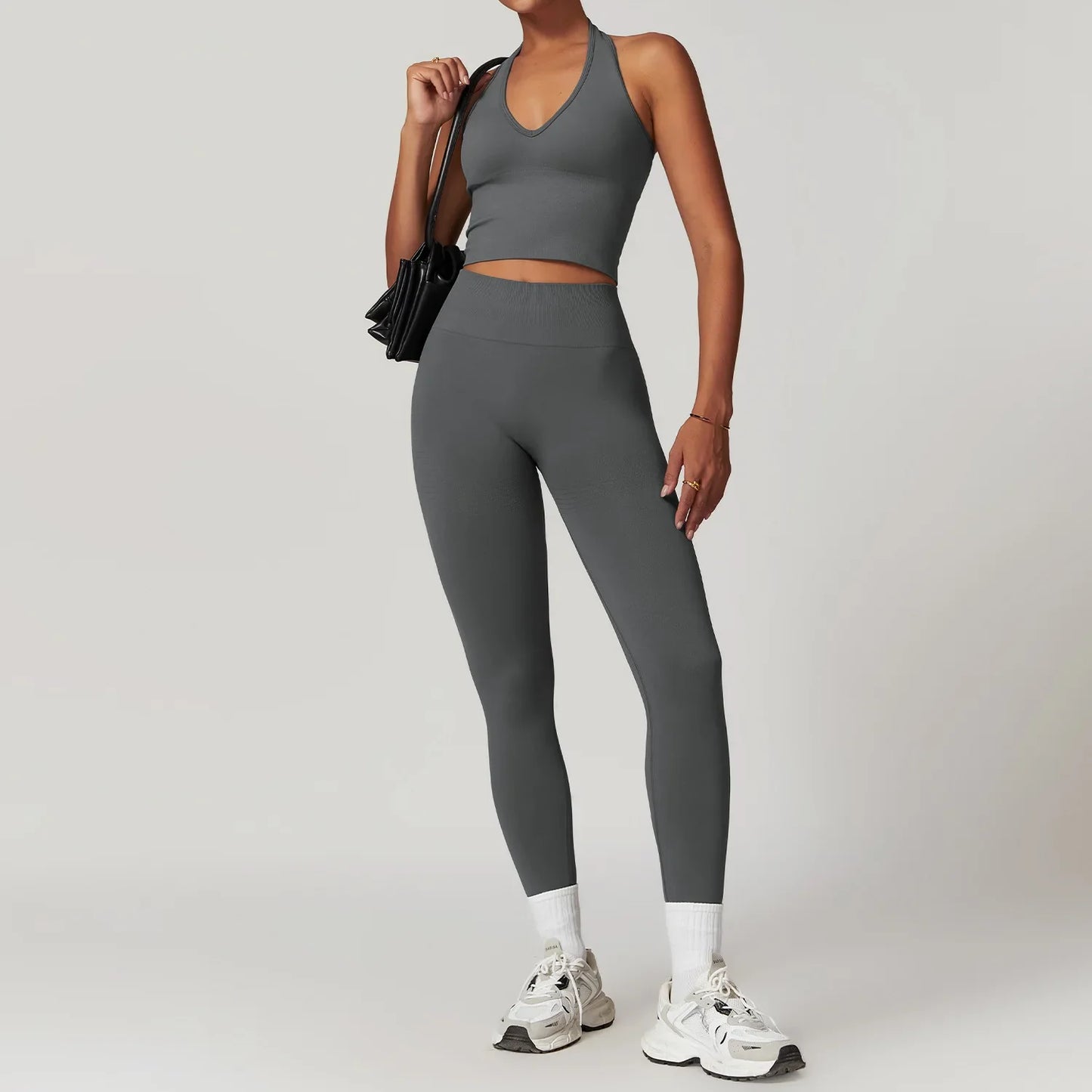 ProSculpt Halter Top & Scrunch Leggings Set