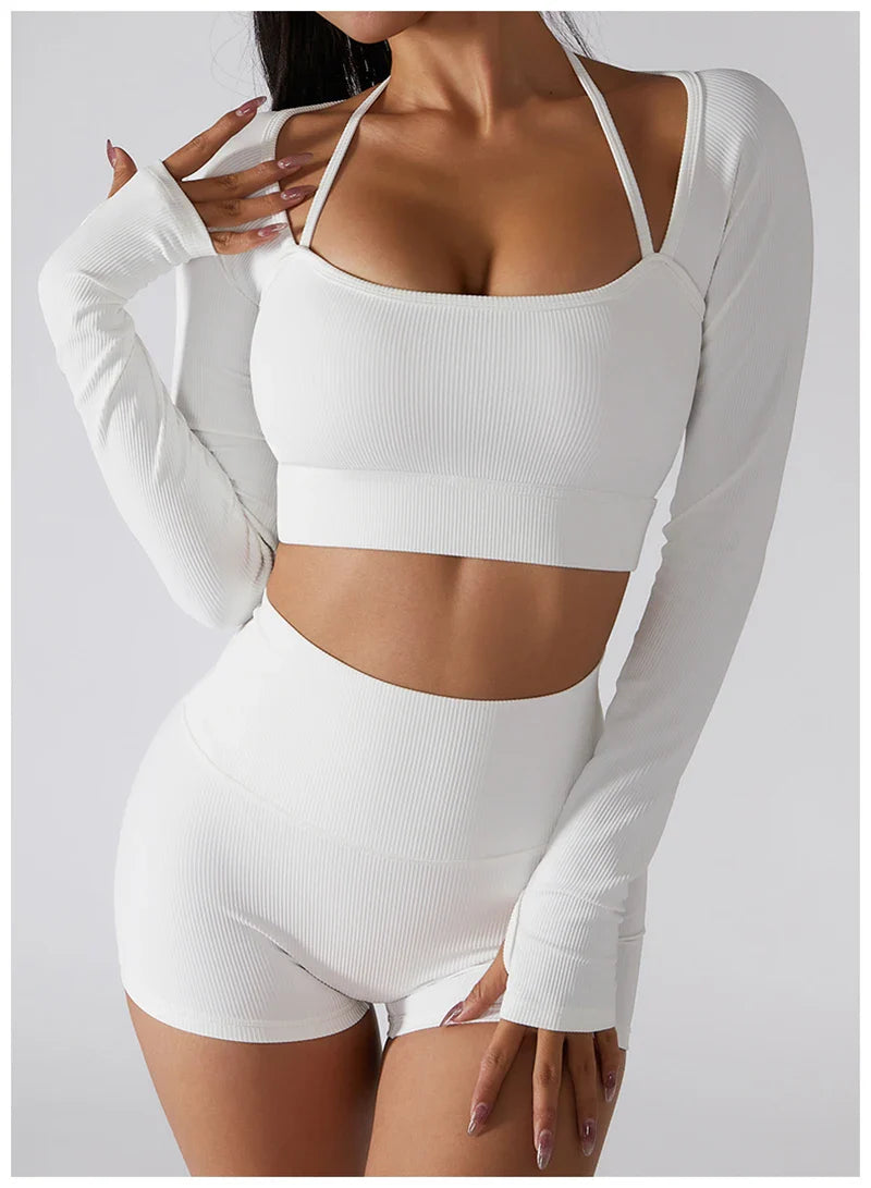 ProSculpt Long Sleeve Sports Crop Top