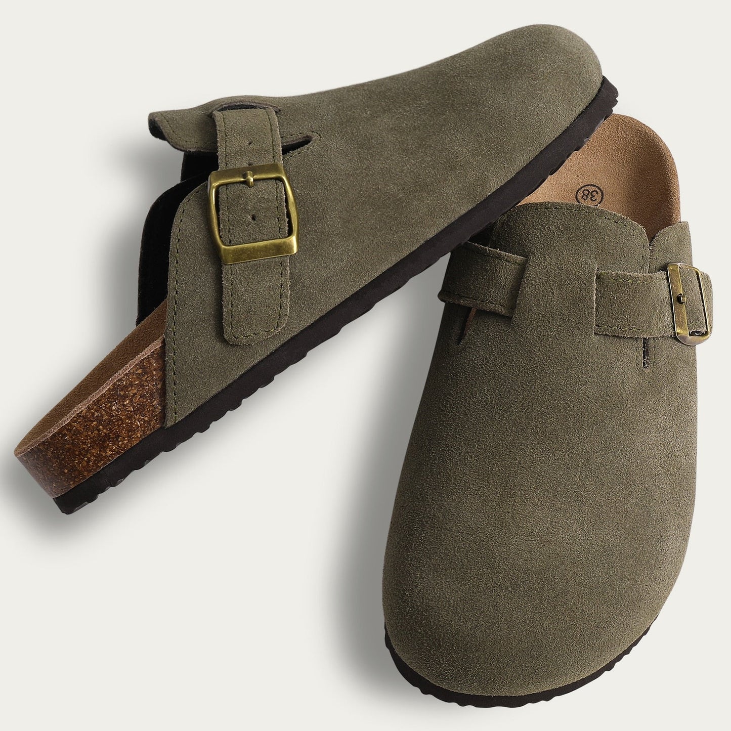 Suede Mule Slipper Clogs