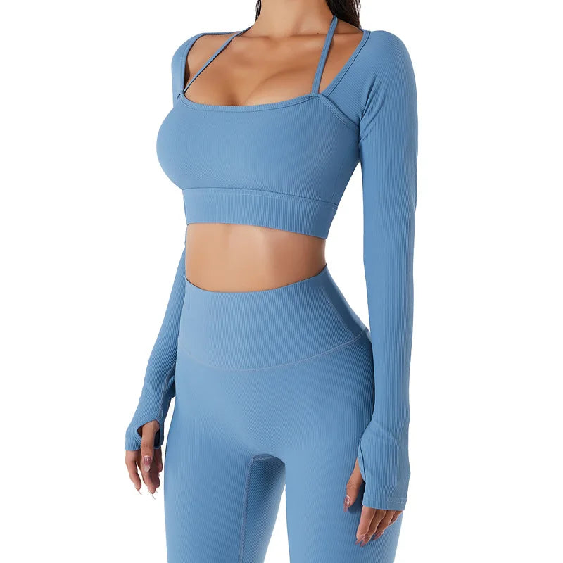 ProSculpt Long Sleeve Sports Crop Top