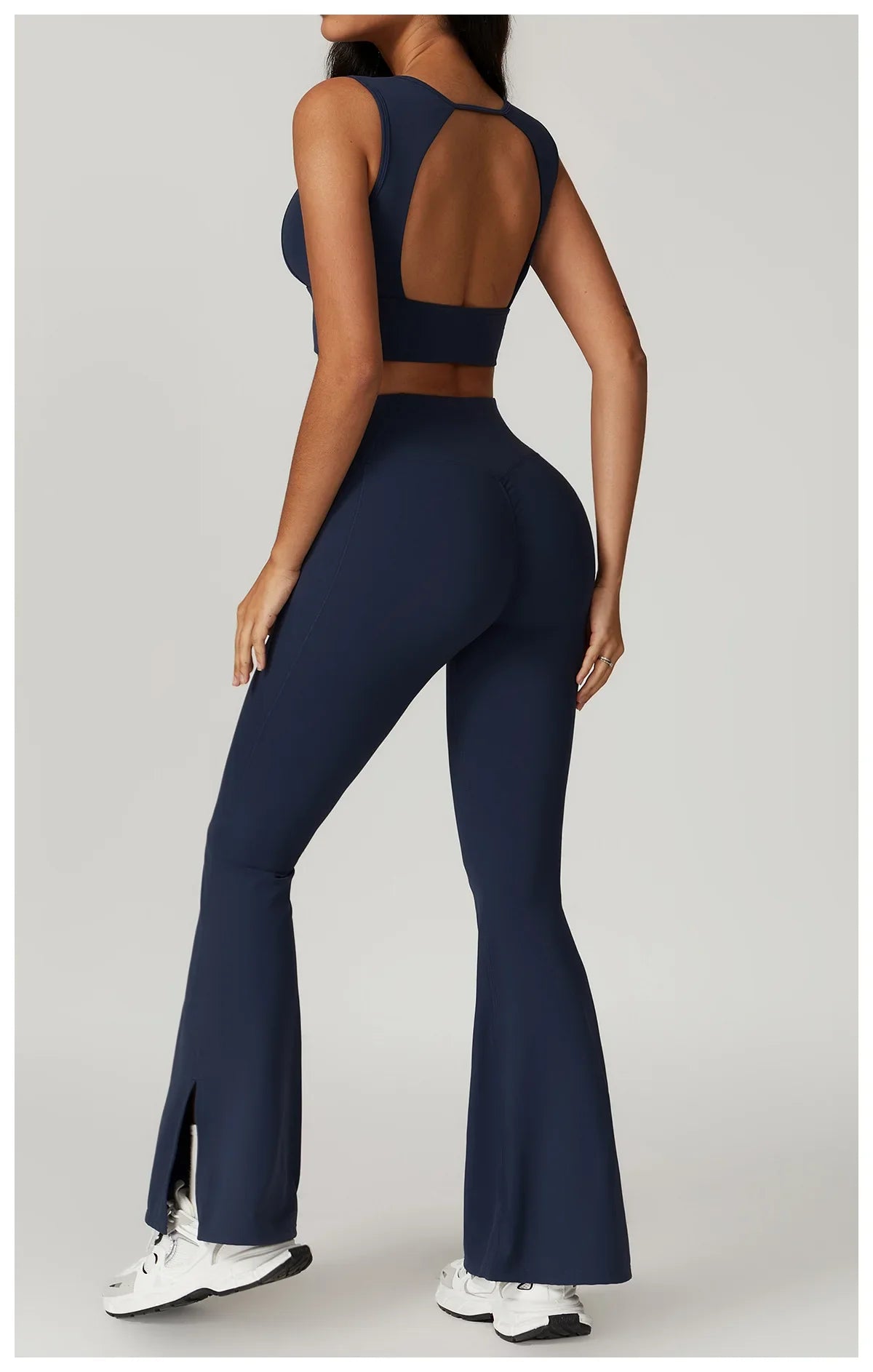 Flexi Crop Top & Flare Leggings Set