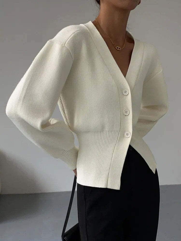 Knitted Button Cardigan