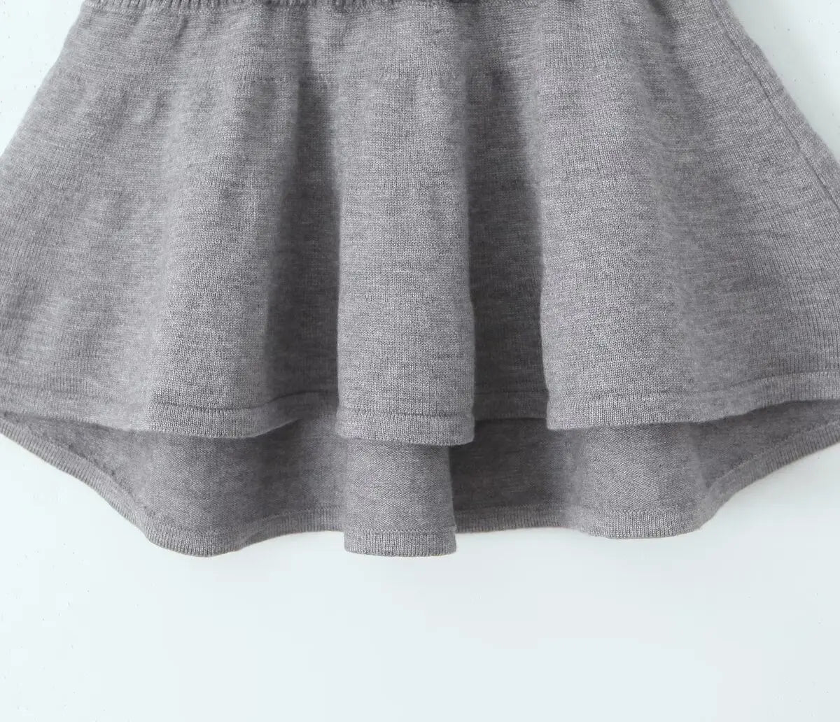 Sandro Knitted Mini Fold Over Skirt