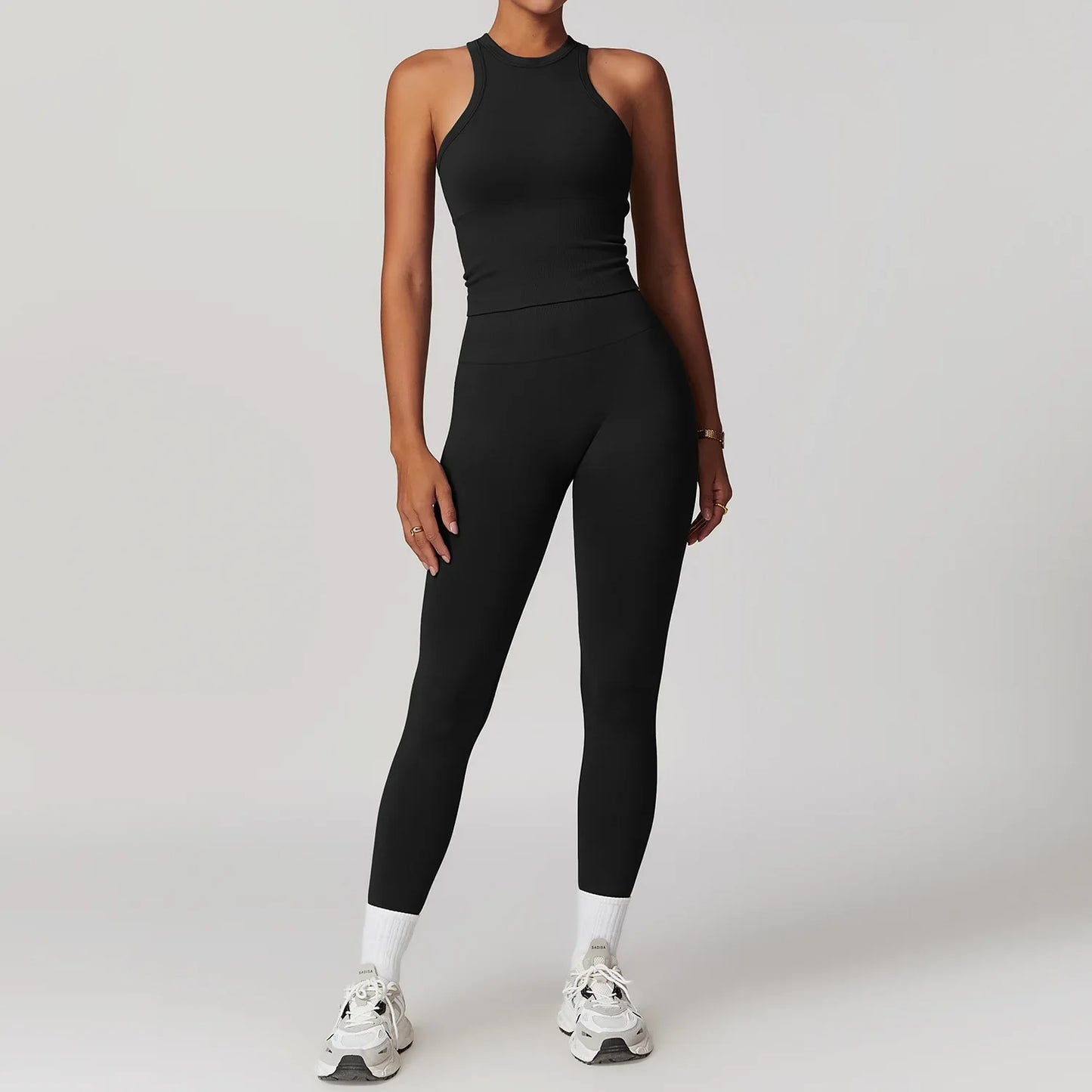 A&A ProSculpt Racer Top & Scrunch Leggings Set