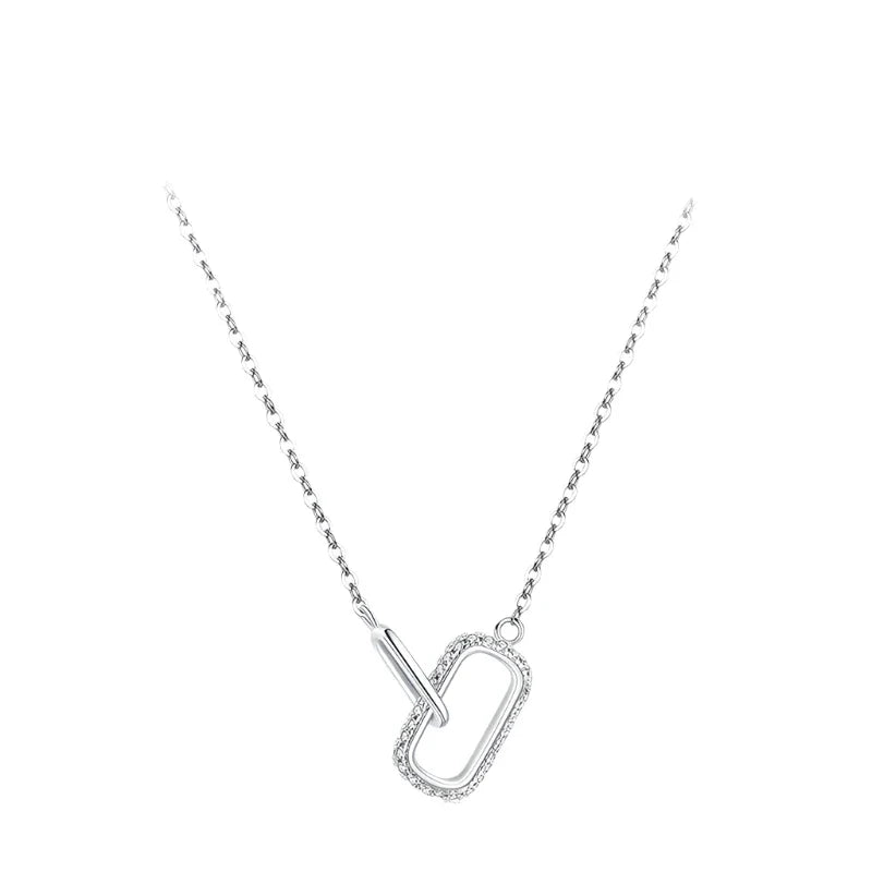 Infinity Lock 925 Sterling Silver Necklace