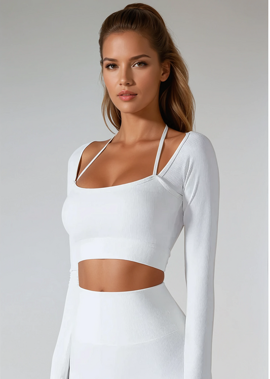 ProSculpt Long Sleeve Sports Crop Top