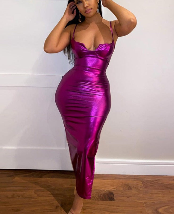 Midnight Club Purple Maxi Dress