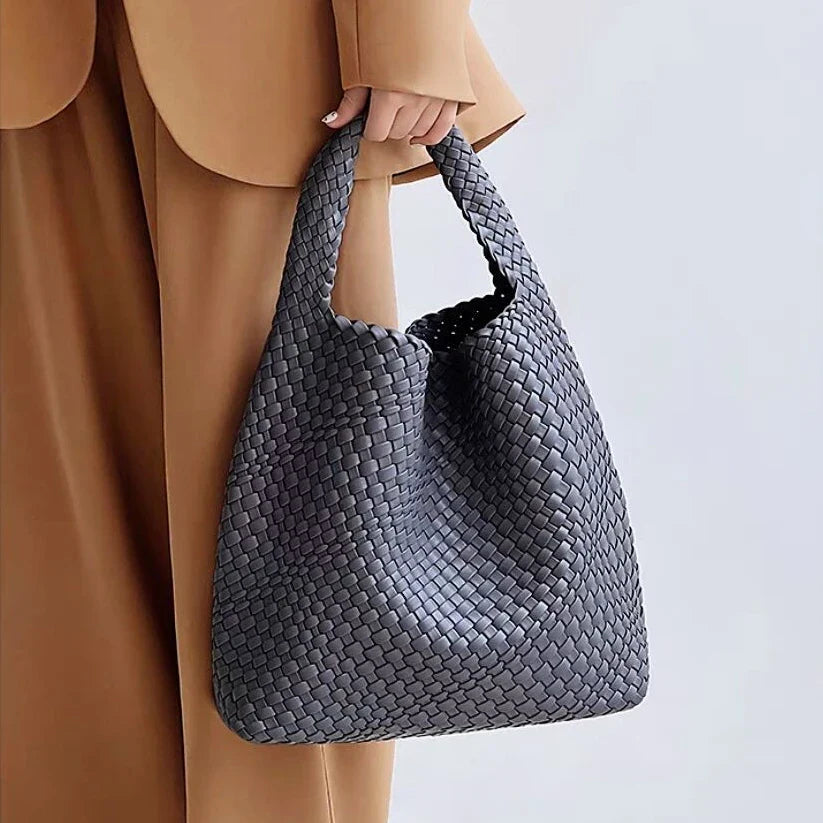 Luxe Yara Woven Large Tote Bag