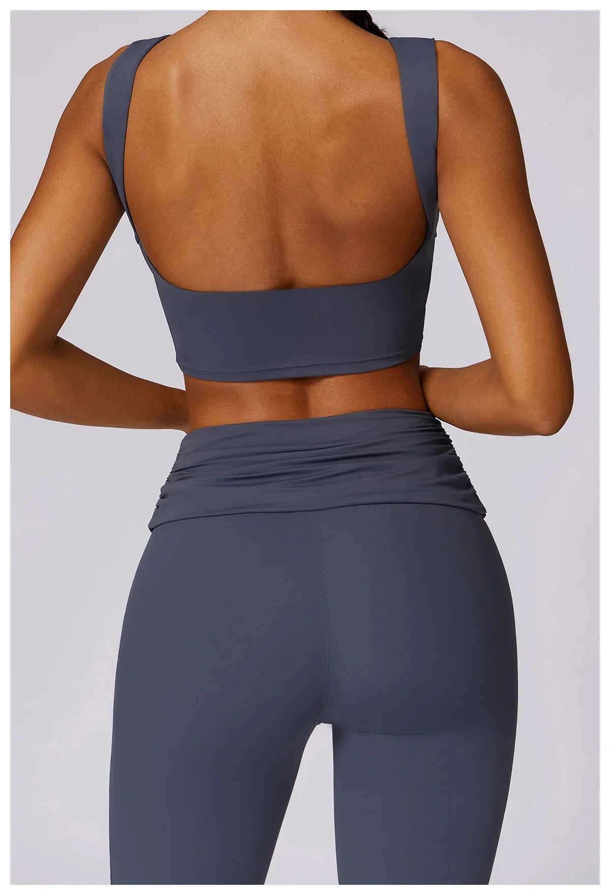 Flexi Flare Fold Over Leggings & Racer Top Set