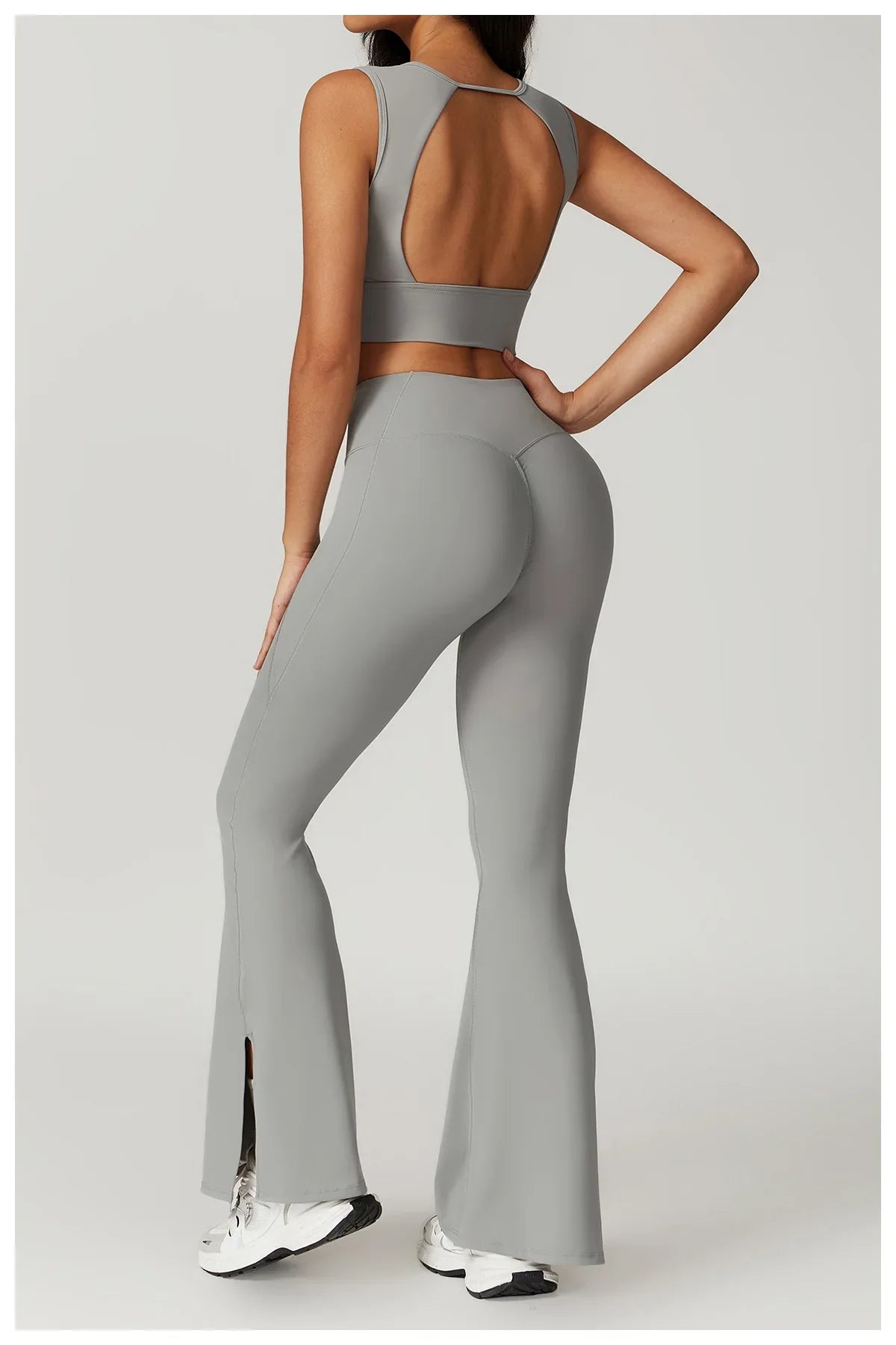 Flexi Crop Top & Flare Leggings Set