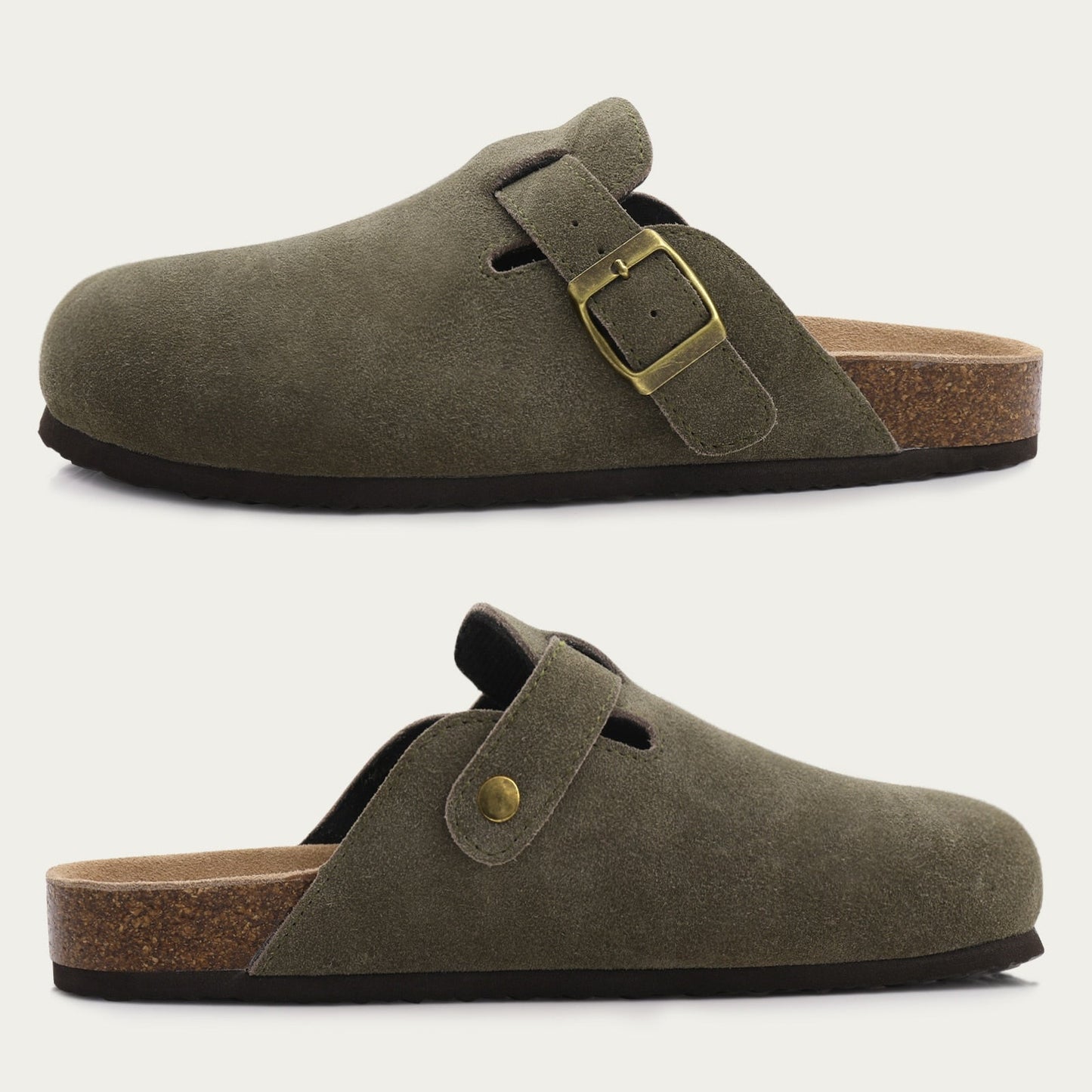 Suede Mule Slipper Clogs