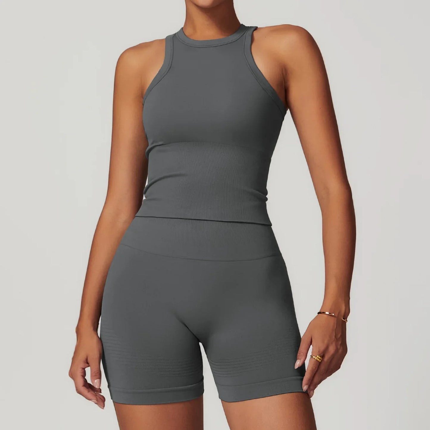 ProSculpt Racer Top & Scrunch Shorts Set