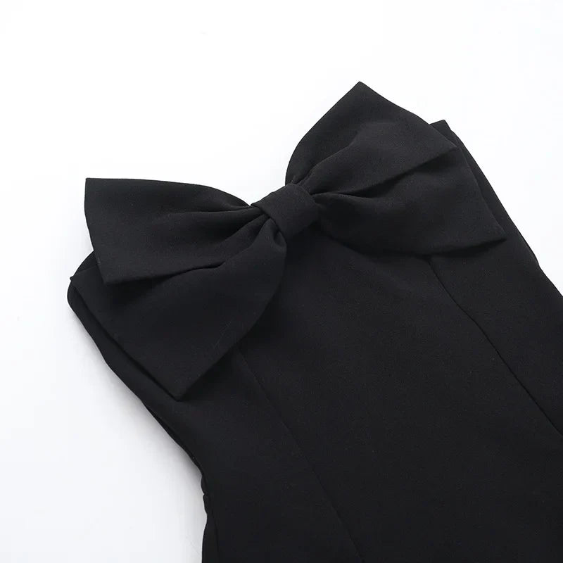 Suzane Bow Detail Mini Dress