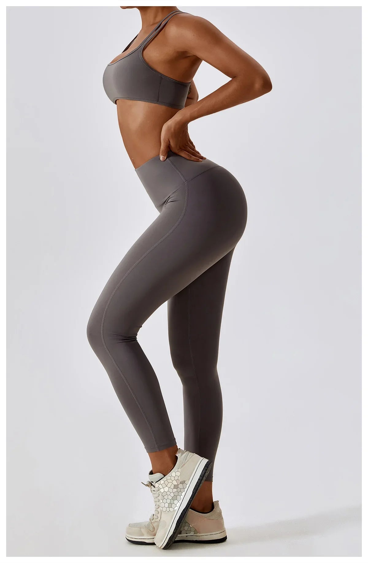 Flexi Leggings & Cross Back Sports Bra Set