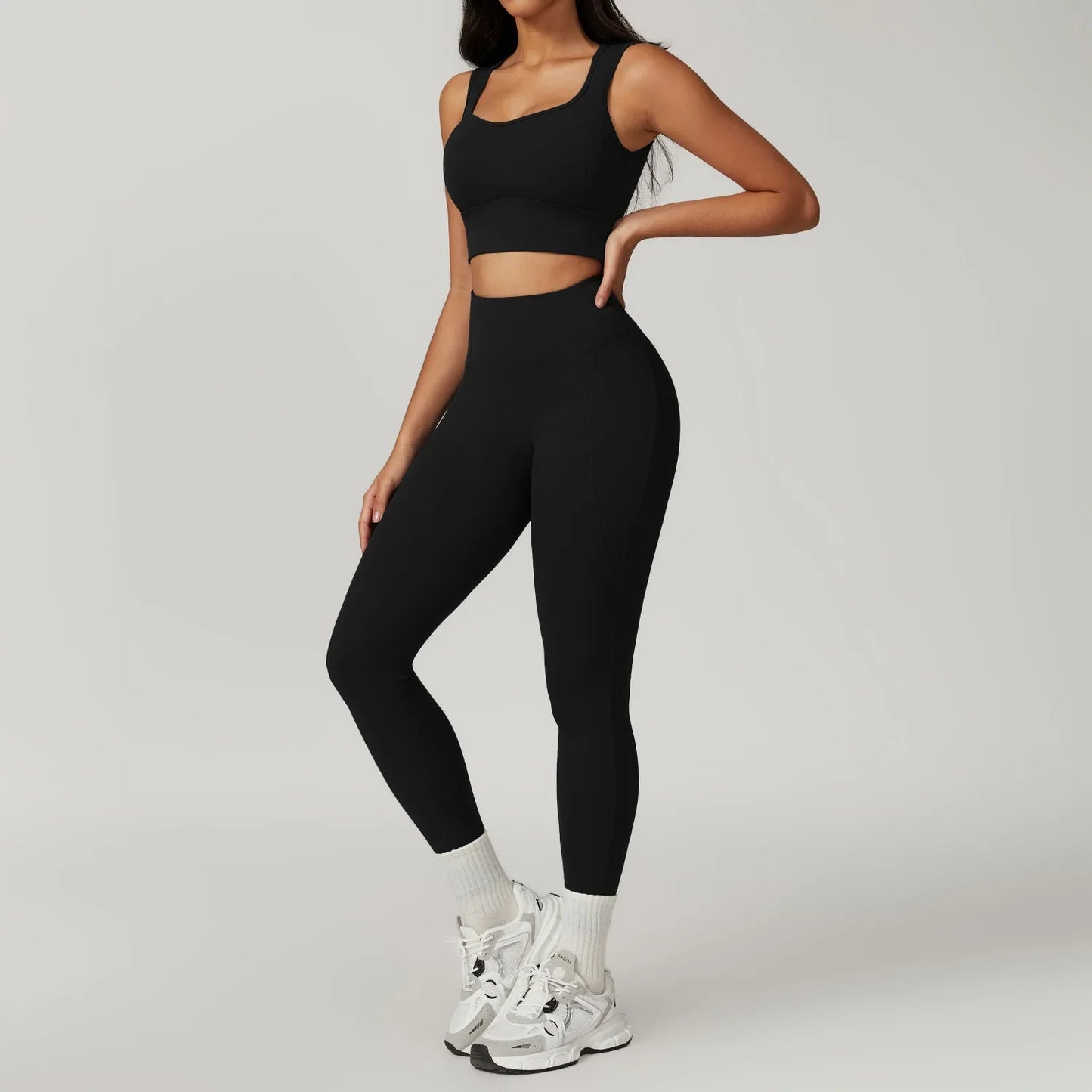 Flexi Leggings & Crop Top Set