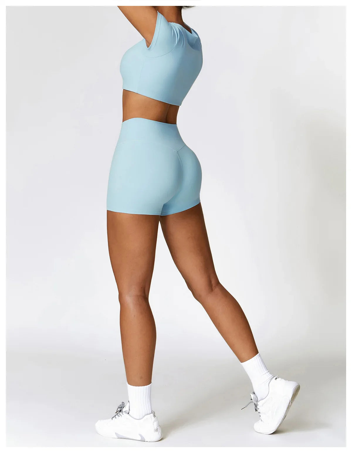 Flexi Crop Top & Shorts Set