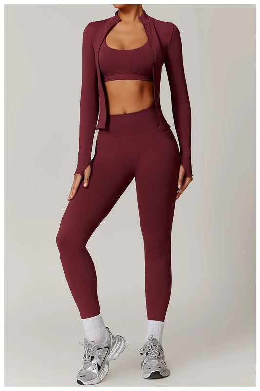 A&A ProSculpt Jacket & Scrunch Leggings Set