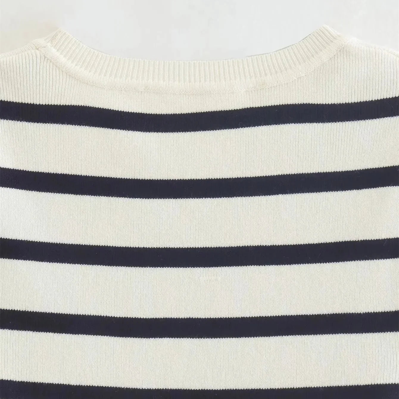 Basic Striped Knitted Top