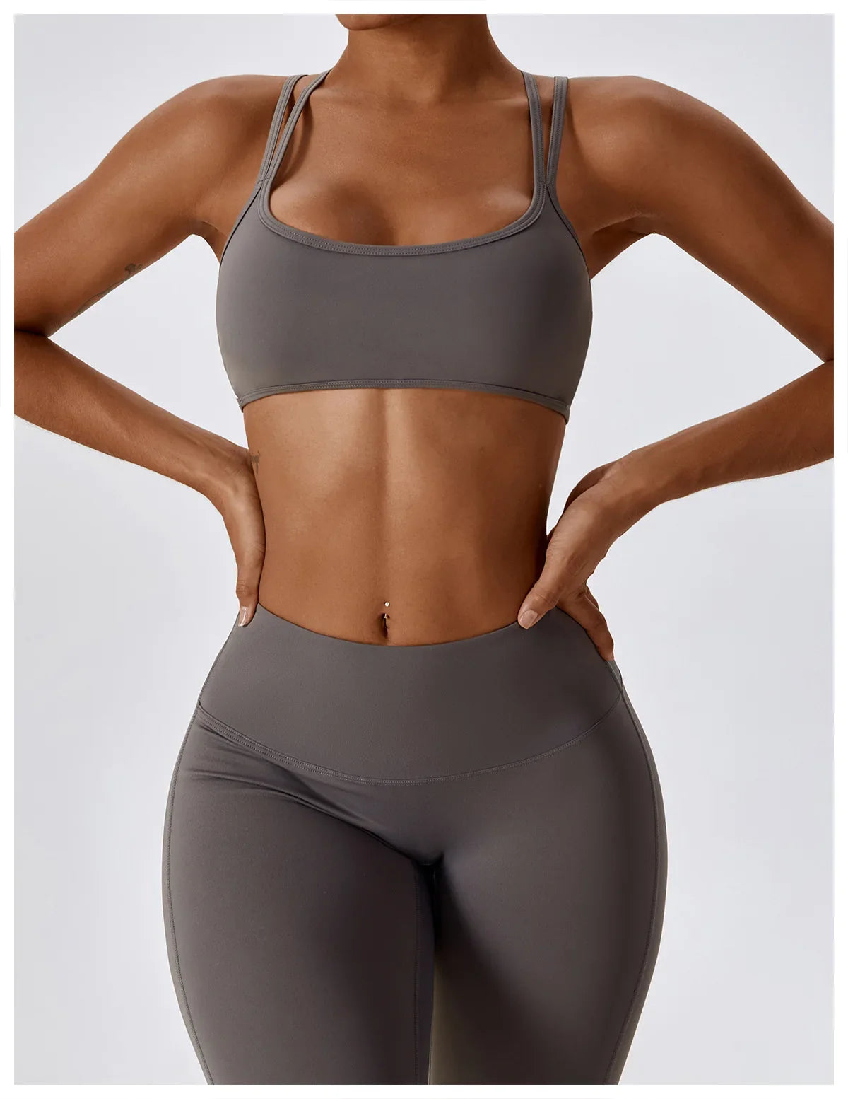 Flexi Leggings & Cross Back Sports Bra Set