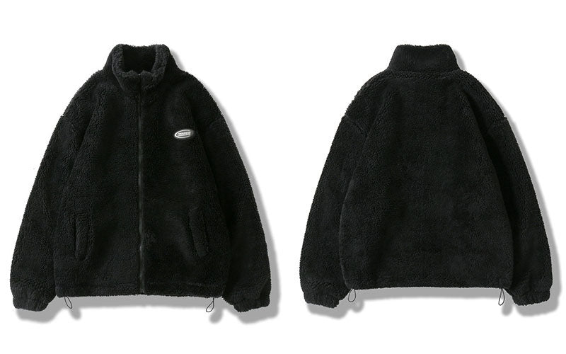 Fleece Fluffy Zipper Jacket