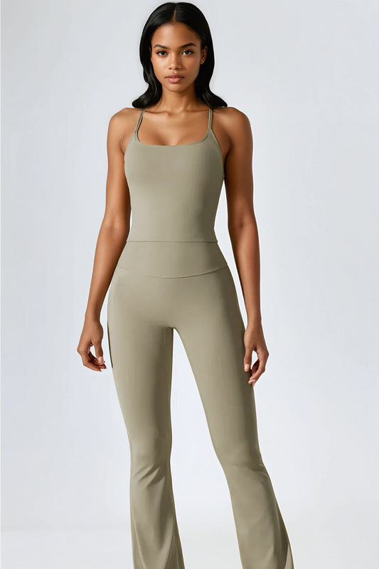 Flexi Flare Scrunch Leggings & Cami Top Set