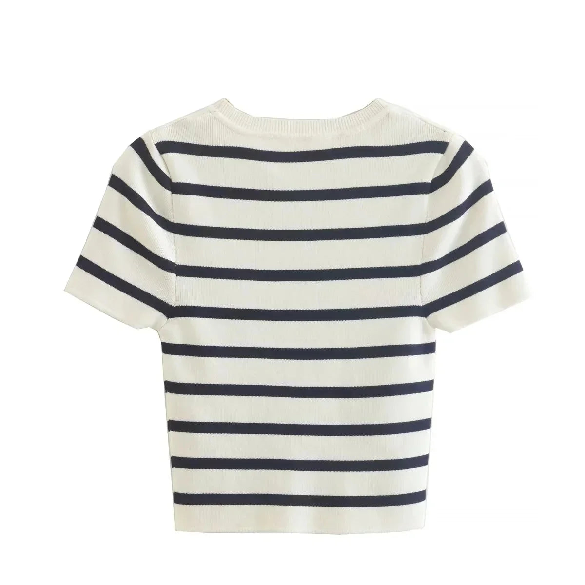 Basic Striped Knitted Top