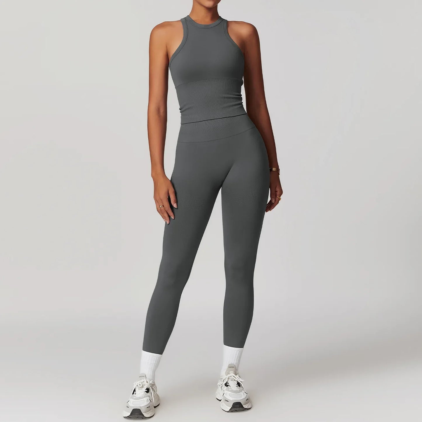 A&A ProSculpt Racer Top & Scrunch Leggings Set