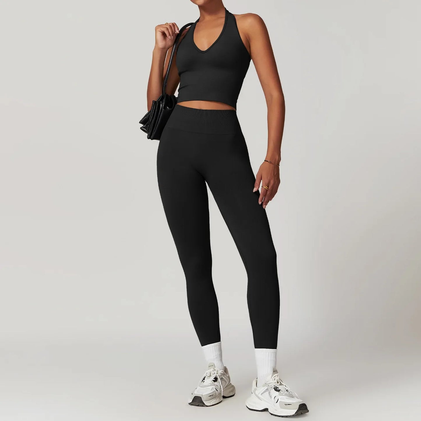 ProSculpt Halter Top & Scrunch Leggings Set