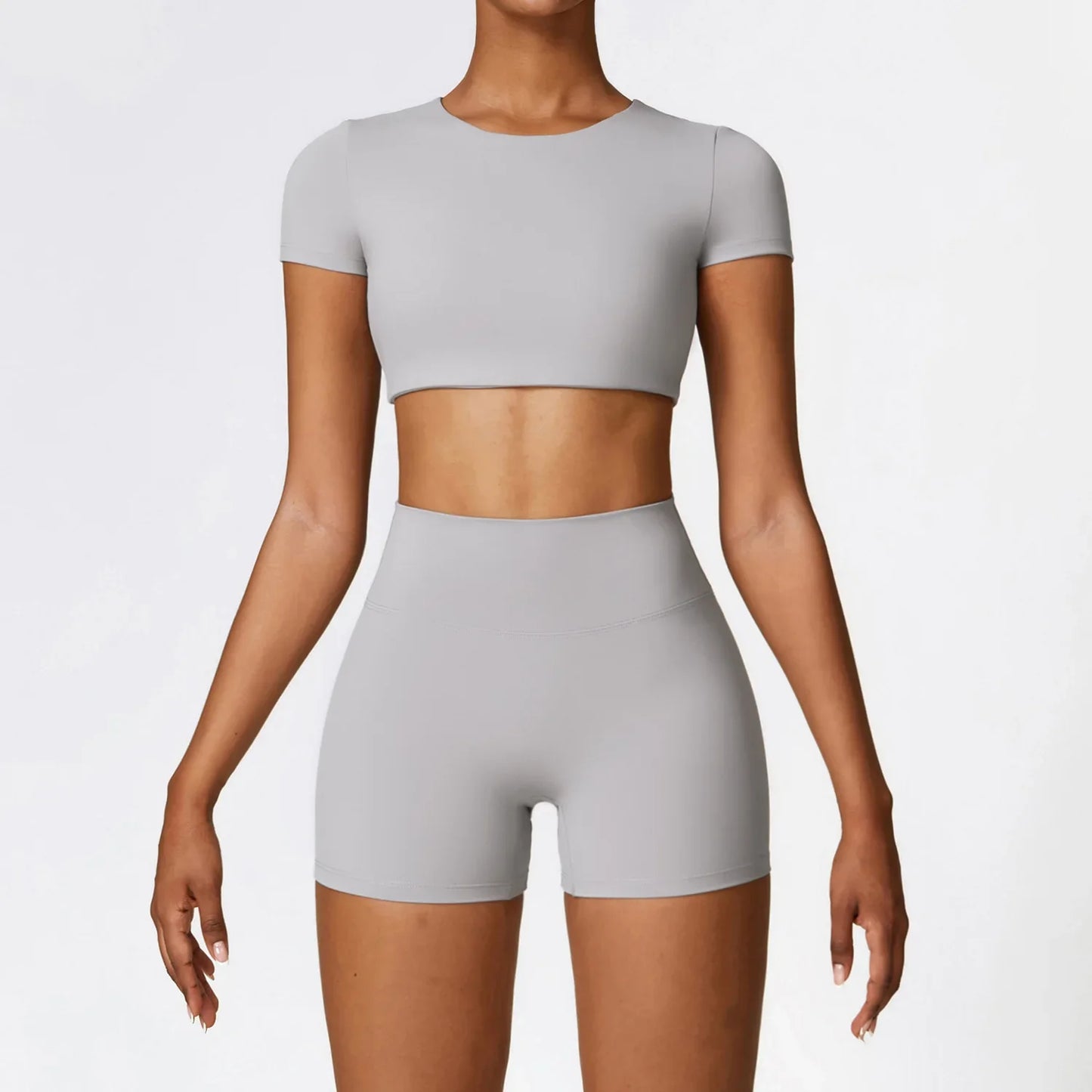 Flexi Crop Top & Shorts Set