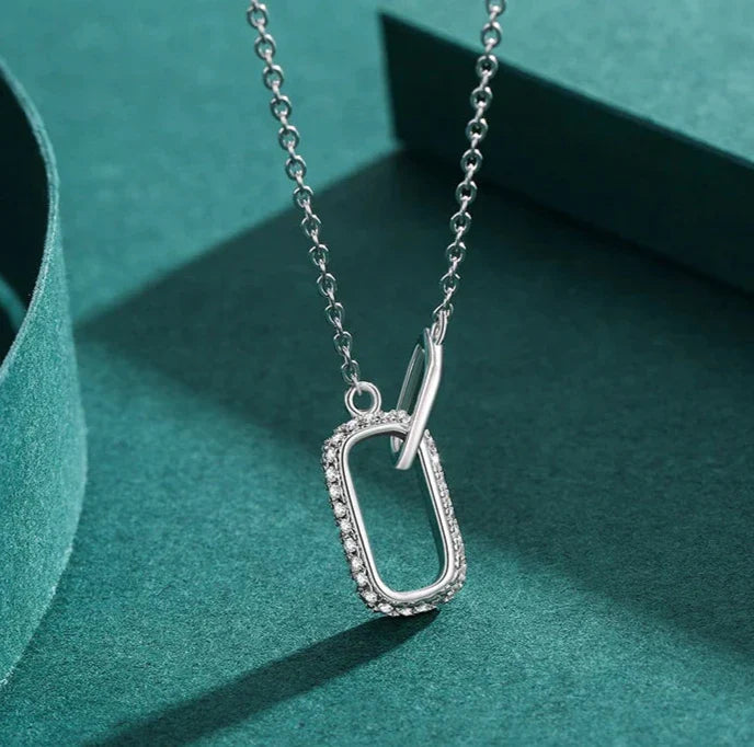 Infinity Lock 925 Sterling Silver Necklace