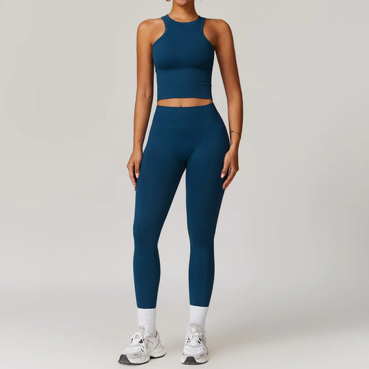 ProSculpt Racer Top & Scrunch Leggings Set