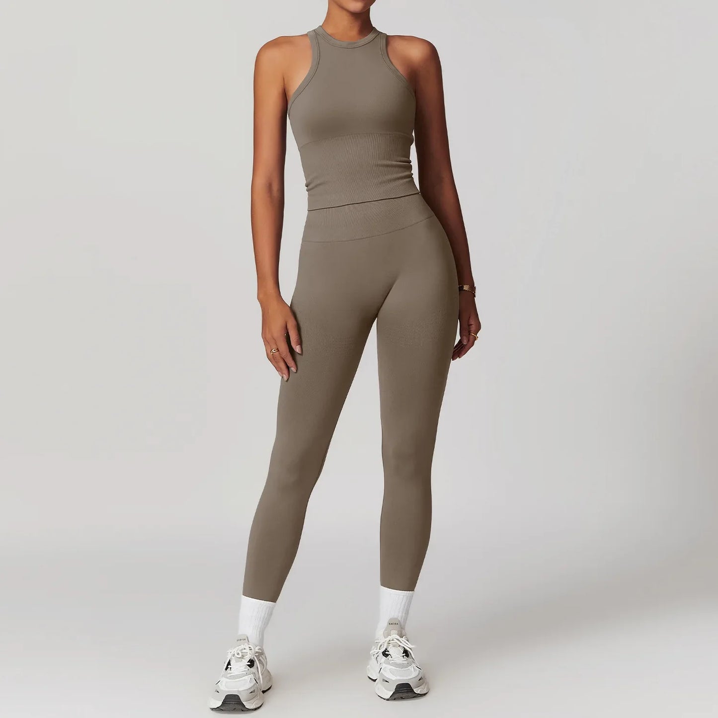 A&A ProSculpt Racer Top & Scrunch Leggings Set