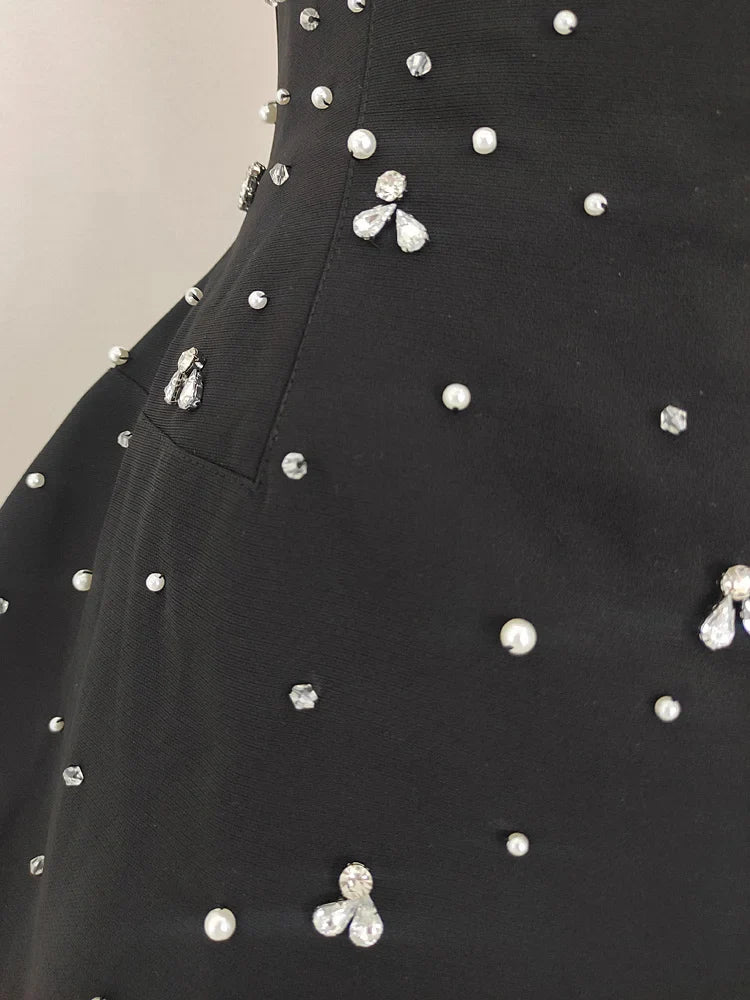 Luxe Crystal Embellished Midaxi Dress