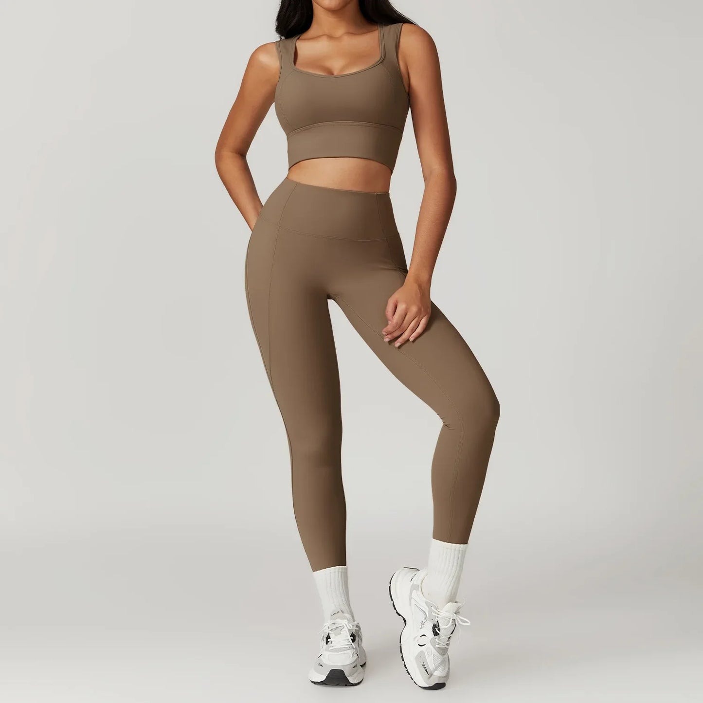 Flexi Leggings & Crop Top Set